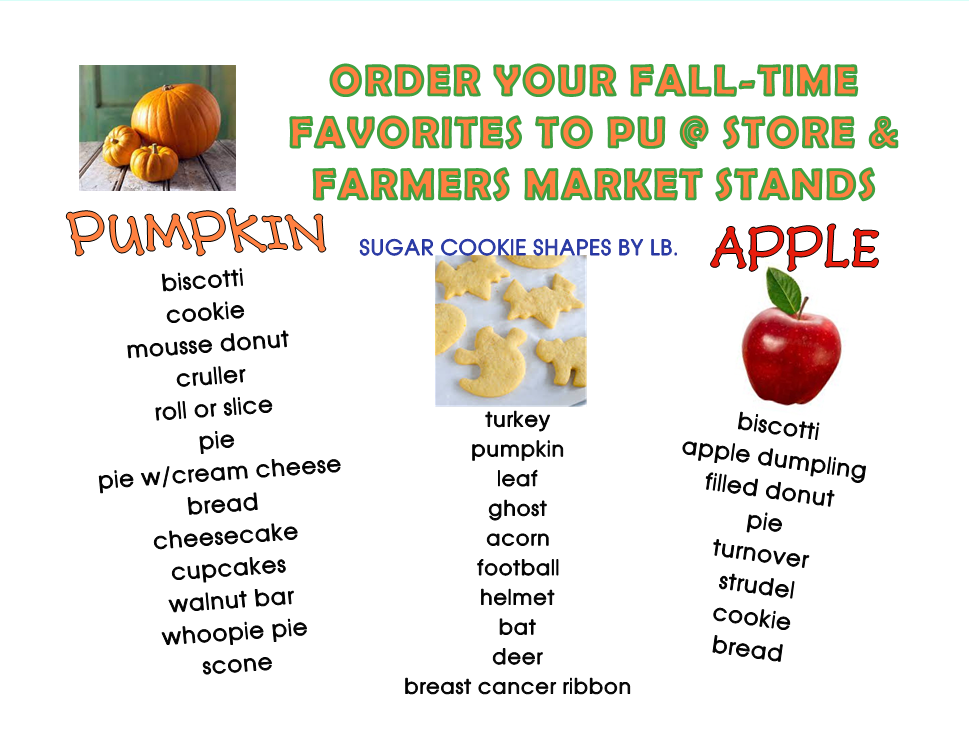 Order Your Favorite Fall-Time Sugar Cookies